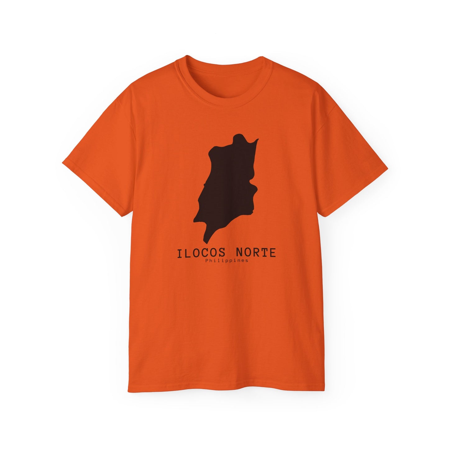 Ilocos Norte Silhouette Map Philippines Shirt