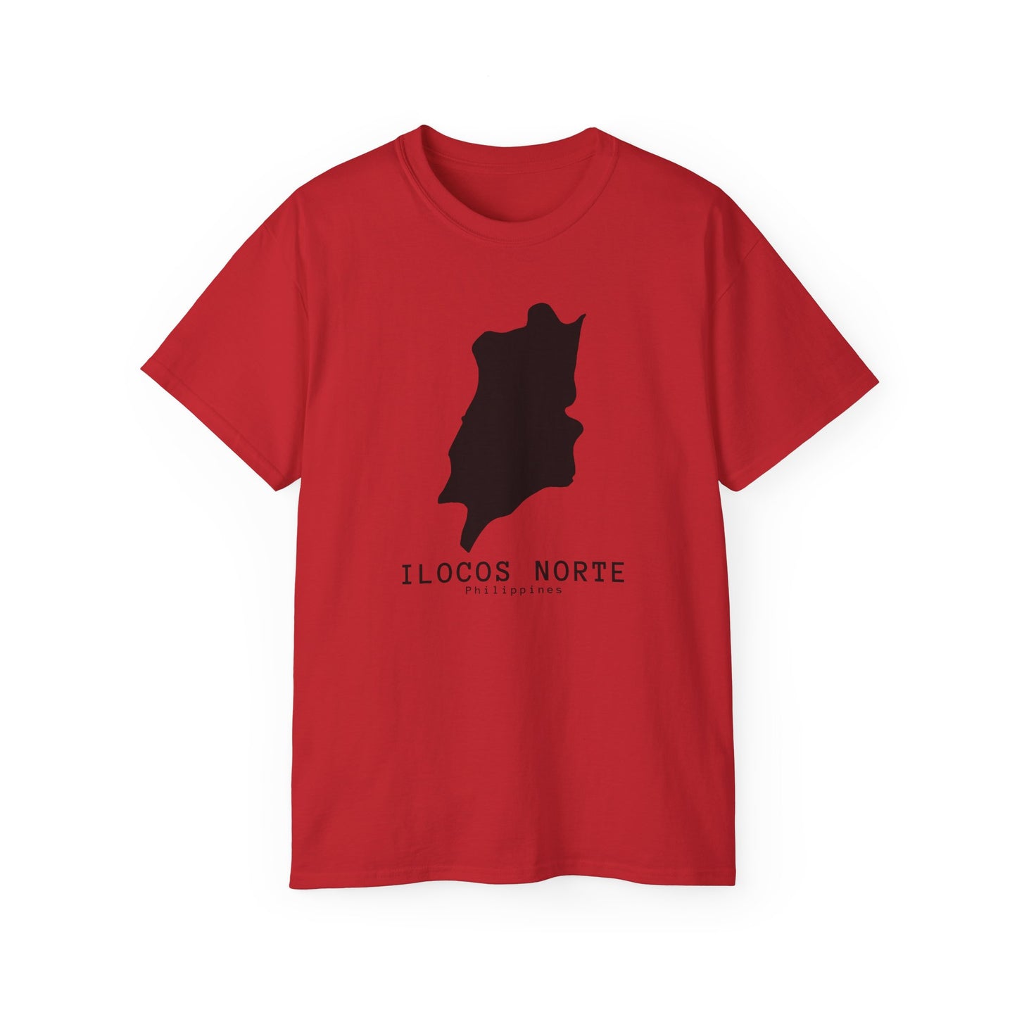 Ilocos Norte Silhouette Map Philippines Shirt