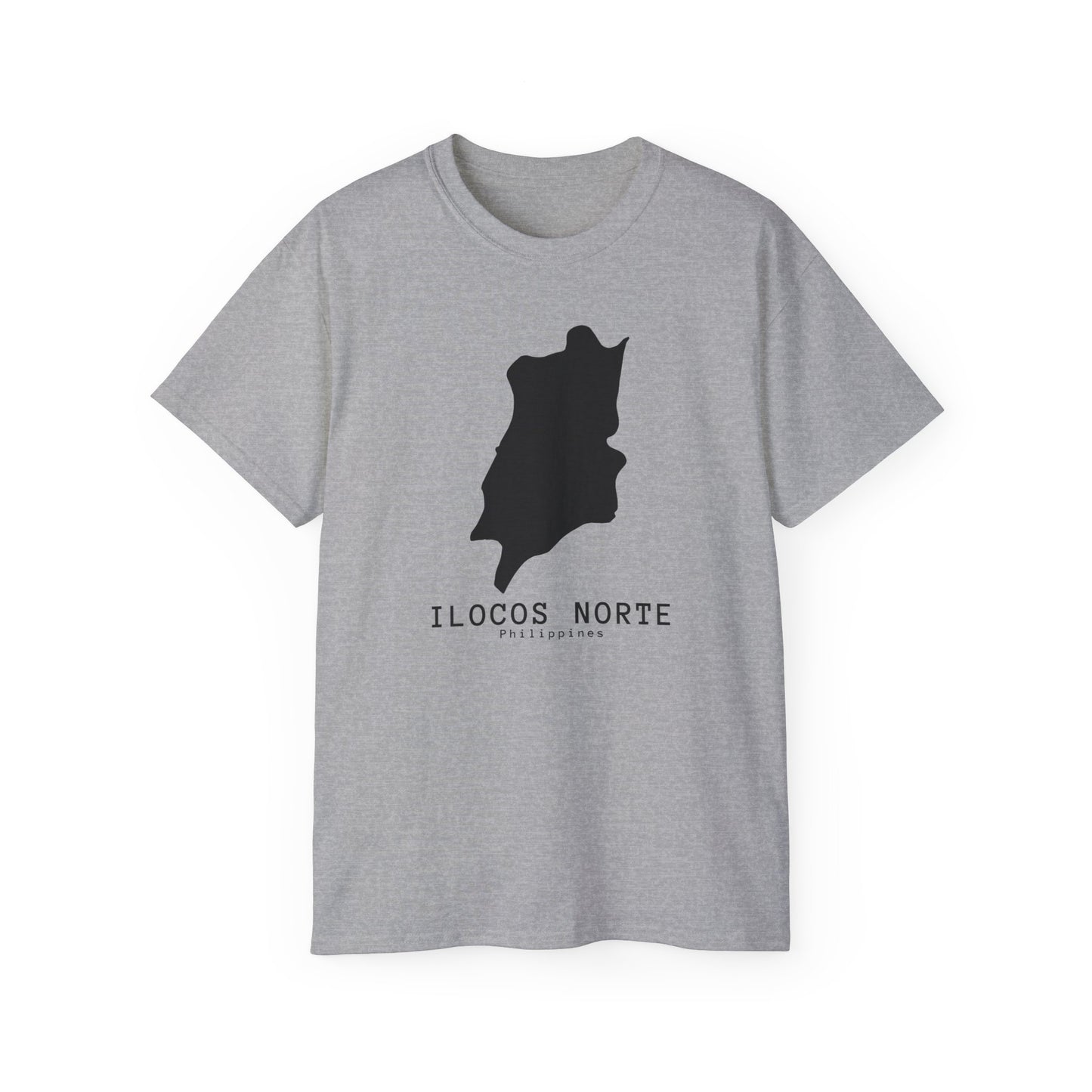 Ilocos Norte Silhouette Map Philippines Shirt