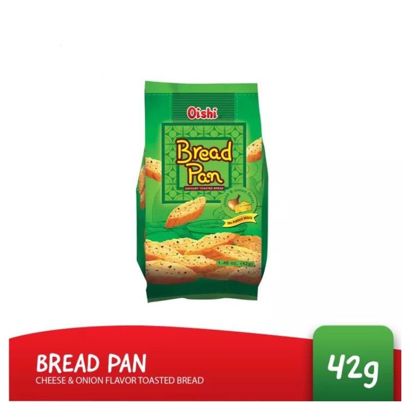 Oishi - Bread Pan Cheese & Onion Flavor - 1.48 oz