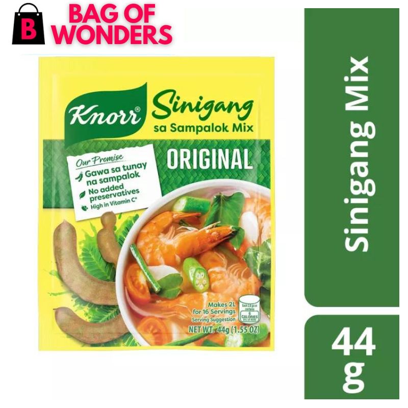Sinigang sa Sampalok Original 44g Knorr Bag of Wonders