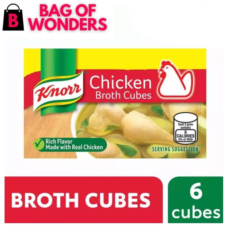 Knorr Chicken Cubes Chicken Bouillon Broth Cubes 60g