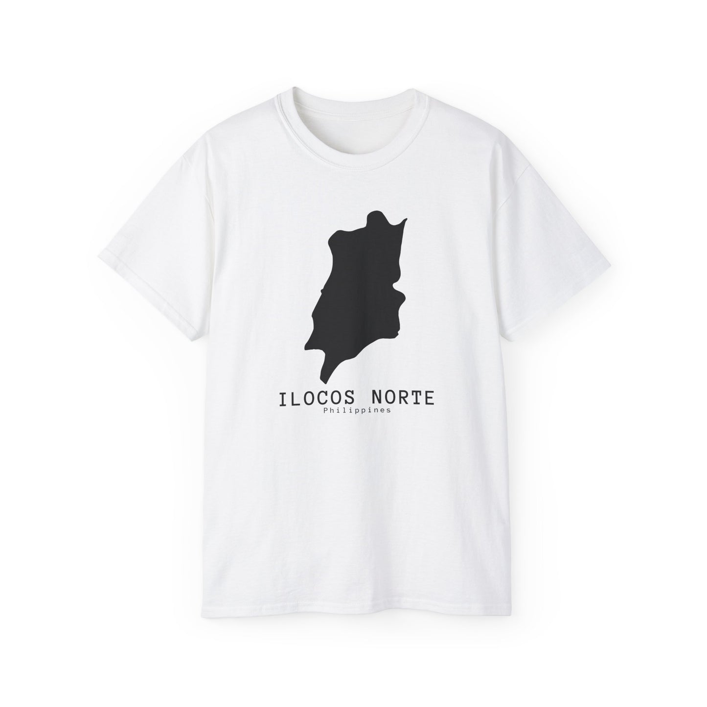 Ilocos Norte Silhouette Map Philippines Shirt