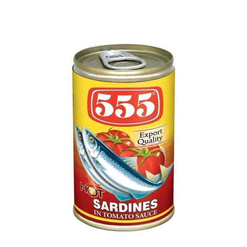 555 Sardines with Chili 155g