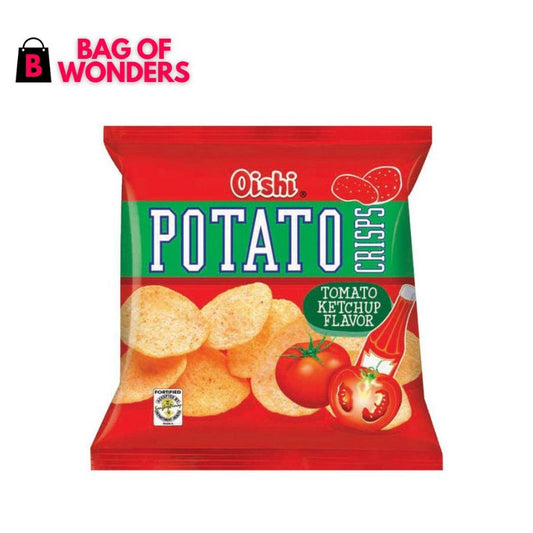 Oishi Potato Crisps Tomato Ketchup Flavor Snacks 50g