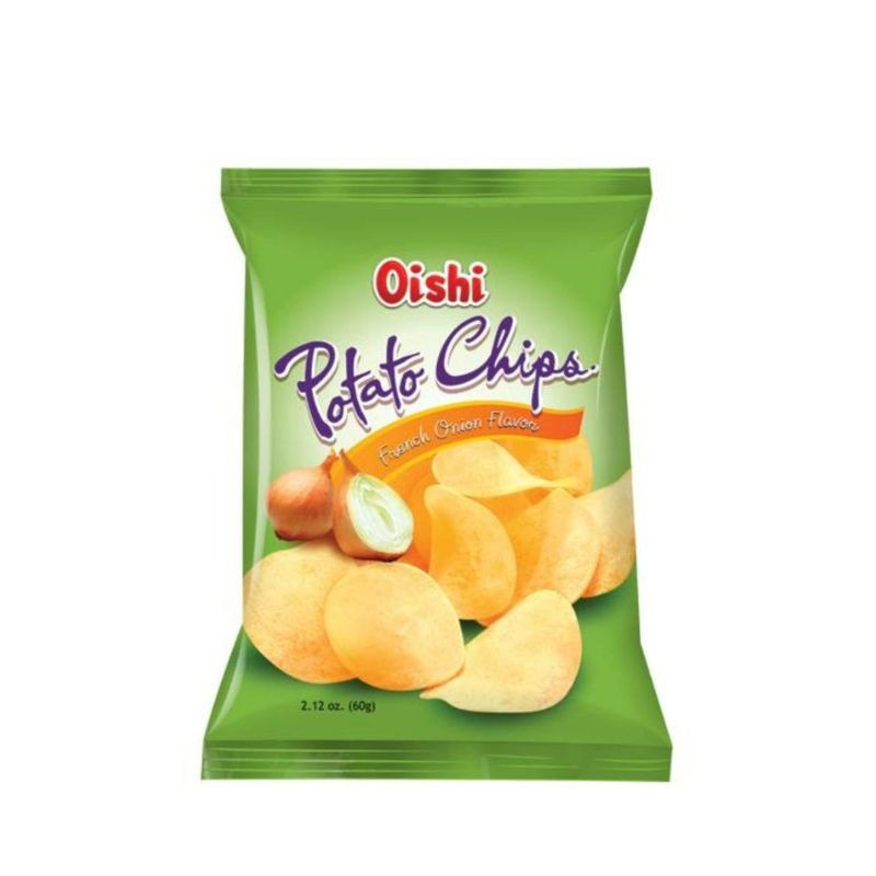 Oishi Potato Chips French Onion Flavor Snacks 60g