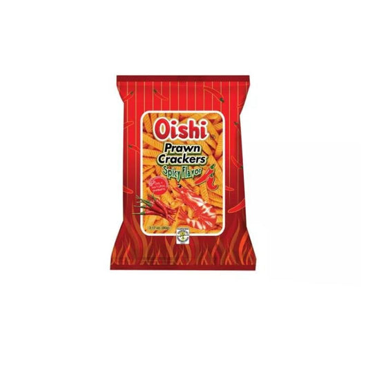 Oishi Prawn Crackers Spicy Flavor Snacks 90g