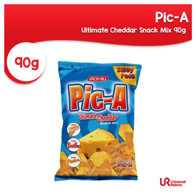 Pic-A Chips Philippine Ultimate Cheddar Snack Mix 90g