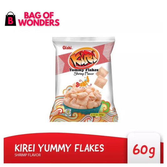 Oishi Kirei Shrimp Flavor Yummy Flakes Snacks 45g