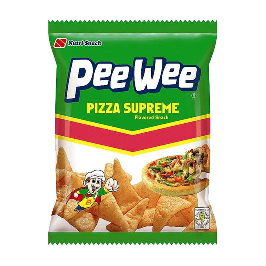 PeeWee Chips Philippine Snack Pizza Supreme Flavored Snacks 95g