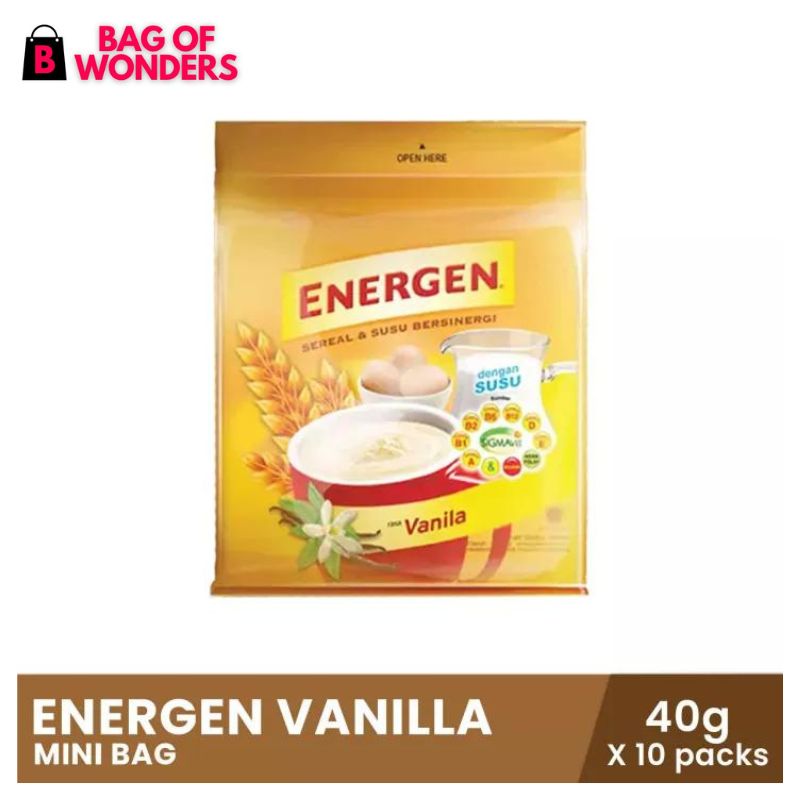 Energen Vanilla Flavored Cereal Drink 40gx10s