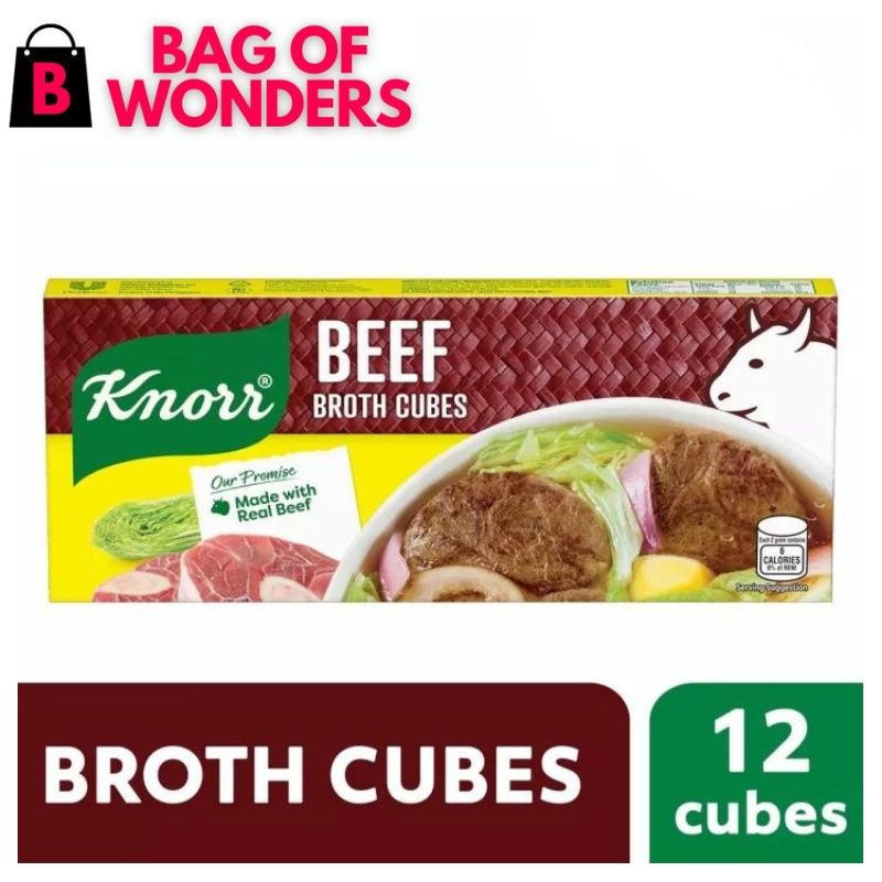 Knorr Beef Cubes 120G Beef Bouillon Broth Cubes