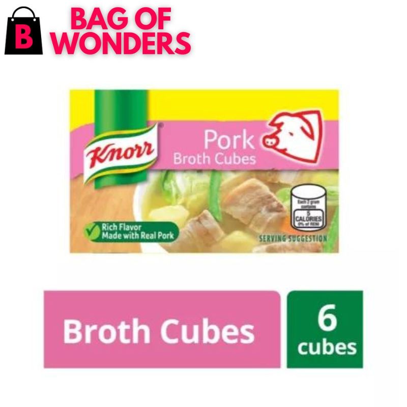 Knorr Pork Cubes Pork Bouillon Broth Cubes 60g