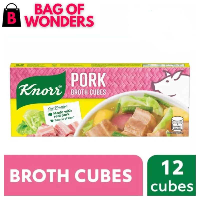 Knorr Pork Cubes Pork Bouillon Broth Cubes 120g