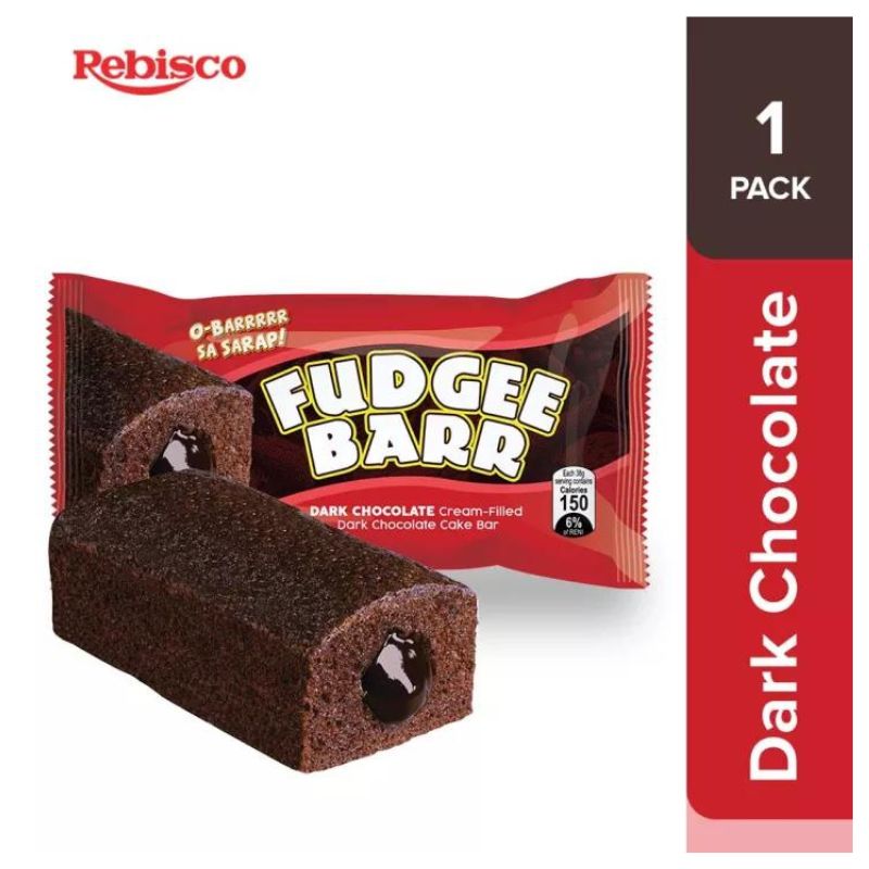 Fudgee Barr Dark Chocolate 39G x10s
