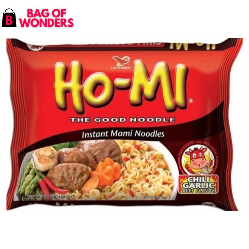 HO-MI Instant Mami Noodles Chili Garlic Beef Flavor 55g