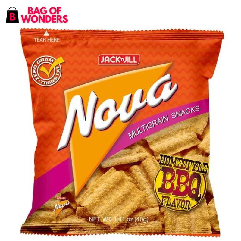 Nova Chips Homestyle BBQ Flavor by Jack 'n Jill 40g