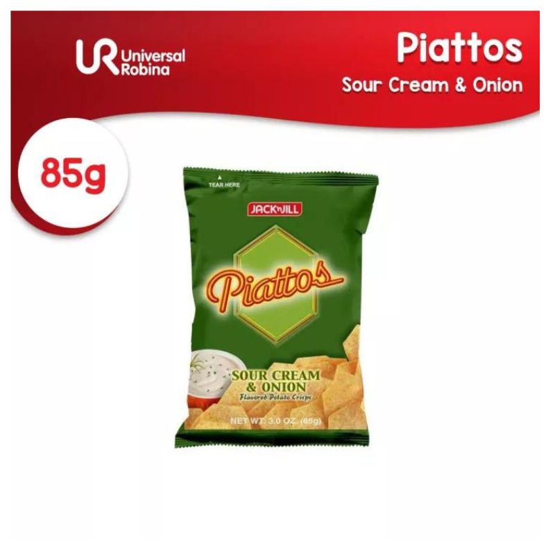 Piattos Sour Cream & Onion Flavor 85g