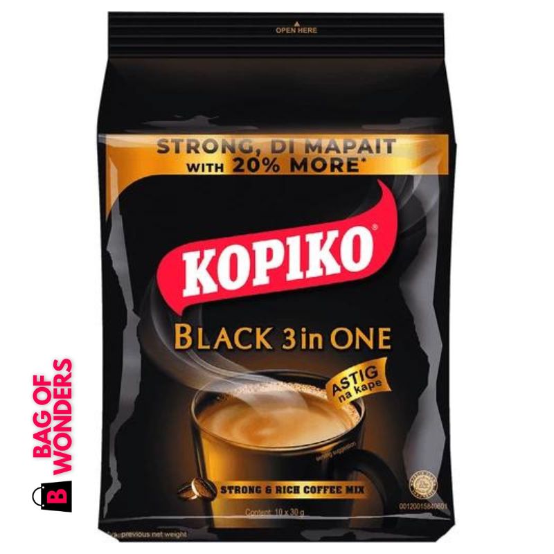 Kopiko Black 3 in 1 Coffee 30Gx10s