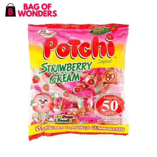 Potchi Strawberry Cream Gummi Candy
